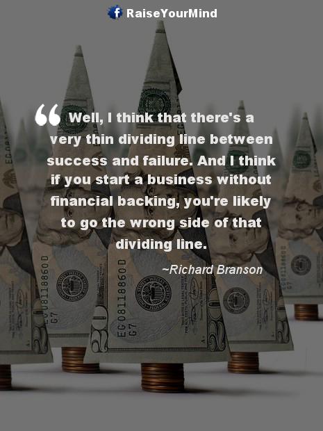 success vs failure - Finance quote image