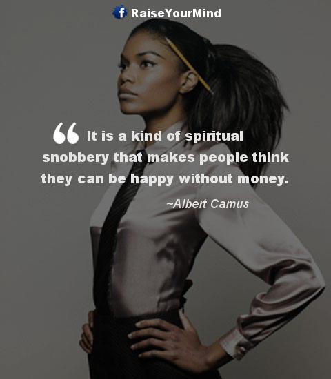happy without money - Finance quote image