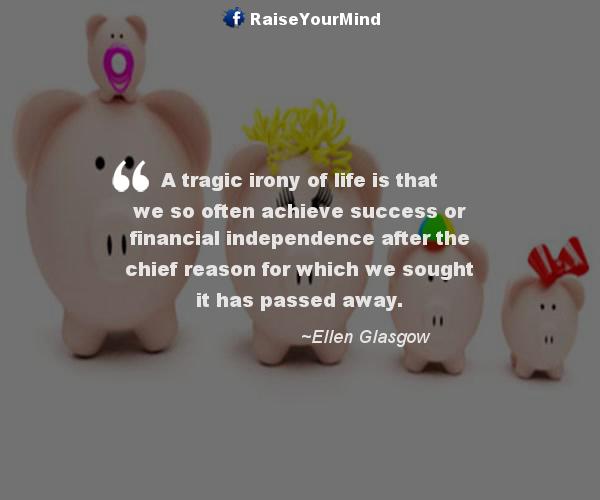 financial independence - Finance quote image