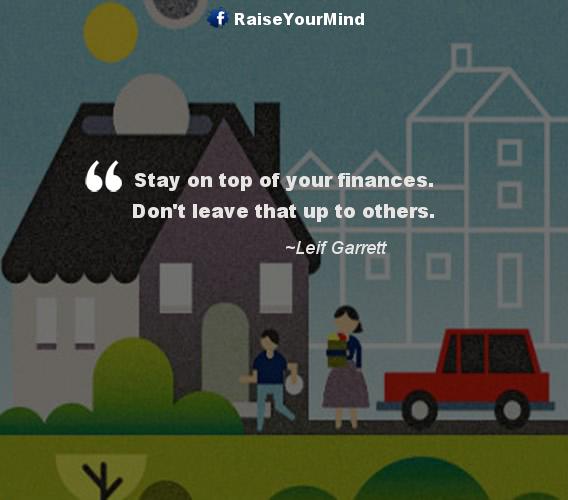 manage your finance - Finance quote image