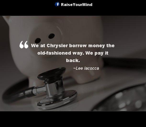 borrow money - Finance quote image