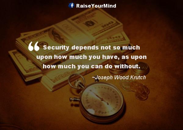 financial security - Finance quote image
