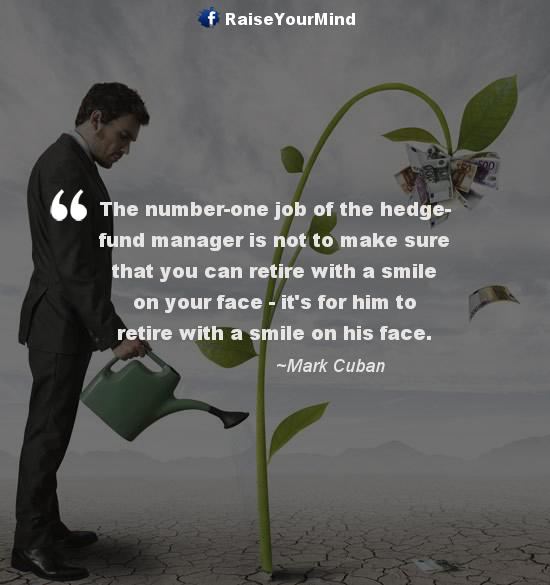 hedge fund manager - Finance quote image