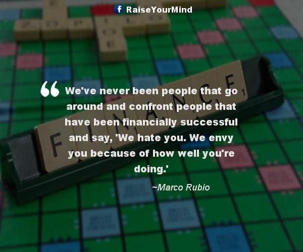 been financially successful - Finance quote image