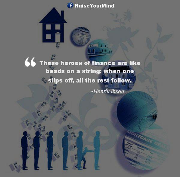 heroes of finance - Finance quote image