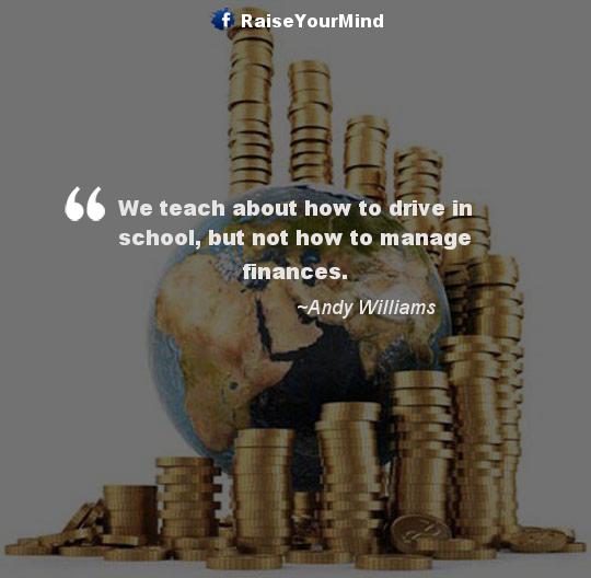 howto manage finances - Finance quote image