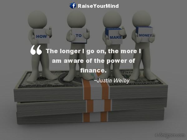 power of finance - Finance quote image