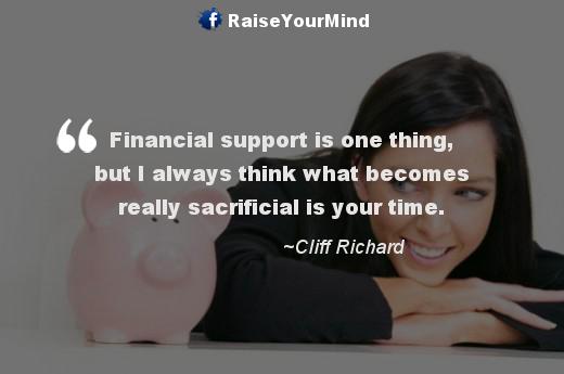 financial support - Finance quote image