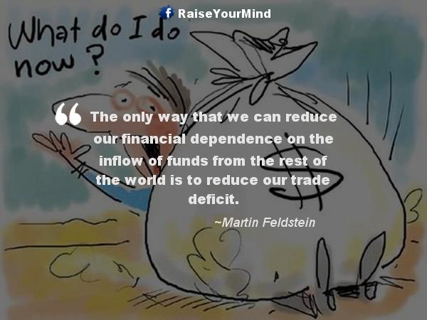 reduce trade deficit - Finance quote image